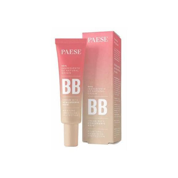 PAESE, krem koloryzujący BB z kwasem hialuronowym, 02N Beige, 30 ml - zdjęcie produktu