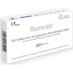 FLUORECARE test antygenowy, Grypa A/B + COVID-19/RSV, Combo, 1 szt. - zdjęcie produktu