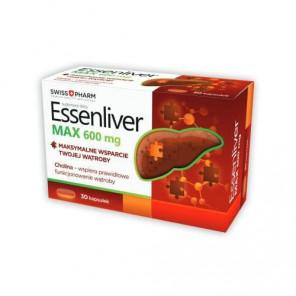 Swiss Pharm Essenliver MAX 600 mg, kapsułki, 30 szt. - zdjęcie produktu