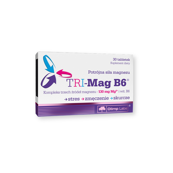 Olimp Tri-Mag B6, tabletki, 30 szt. - zdjęcie produktu