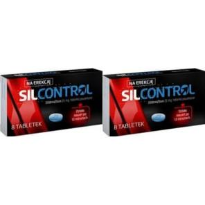 Silcontrol, 25 mg, tabletki powlekane, zestaw 2x 8 szt. - zdjęcie produktu