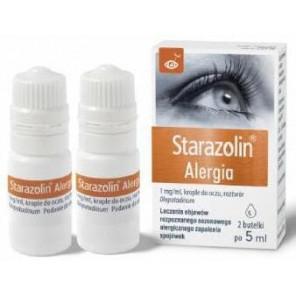 Starazolin Alergia, roztwór 1 mg, krople do oczu, 2 x 5 ml - zdjęcie produktu