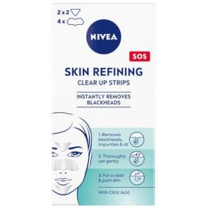 Nivea Skin Refining, oczyszczające plastry przeciw zaskórnikom, 8 szt. - zdjęcie produktu