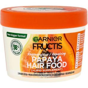 Garnier Fructis Hair Food Papaya, maska regenerująca do włosów zniszczonychch, 400 ml - zdjęcie produktu