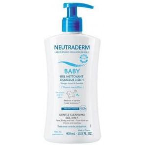 Neutraderm Baby, łagodny żel myjący 3w1, od urodzenia, 400 ml - zdjęcie produktu