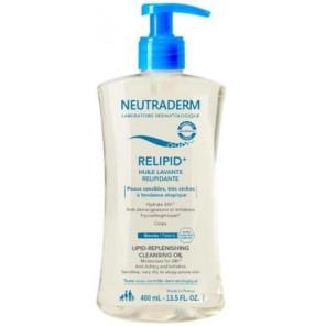 Neutraderm Relipid+, olejek do mycia ciała, skóra wrażliwa, bardzo sucha i atopowa, 400 ml - zdjęcie produktu