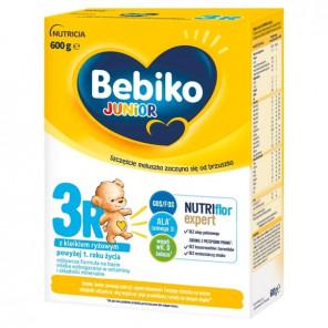 Bebiko Junior 3R, odżywcza formuła na bazie mleka dla dzieci powyżej 1. roku życia, smak waniliowy, 600 g - zdjęcie produktu