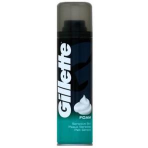 Gillette Sensitive, pianka do golenia, 200 ml - zdjęcie produktu