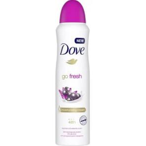 Dove Go Fresh Acai Berry & Water Lily, dezodorant w sprayu, 150 ml - zdjęcie produktu