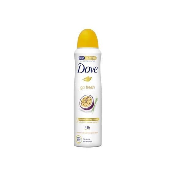 Dove Go Fresh Marakuja & Trawa Cytrynowa, dezodorant w sprayu, 150 ml - zdjęcie produktu