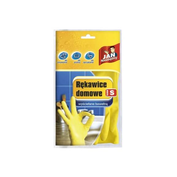 Jan Niezbędny, rękawice domowe wyściełane bawełną, rozmiar S, 1 para - zdjęcie produktu