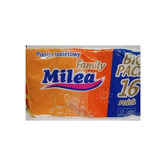 Milea Family, papier toaletowy, biały, 16 szt. - zdjęcie produktu