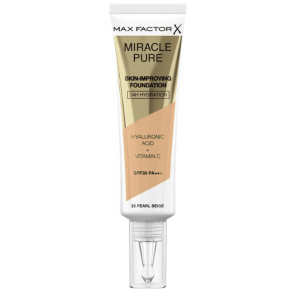 Max Factor Miracle Pure, podkład poprawiający kondycję skóry, SPF 30, 35 PEARL BEIGE, 30 ml - zdjęcie produktu