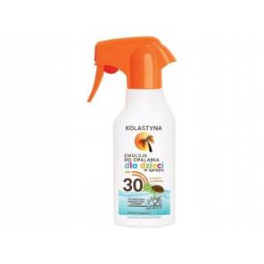 Kolastyna, wodoodporna emulsja do opalania dla dzieci, spray, SPF 30, 200 ml - zdjęcie produktu