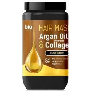 BIO NATURELL Hair Mask Ultra Energy, maska do włosów, Argan Oil & Collagen, 946 ml - zdjęcie produktu