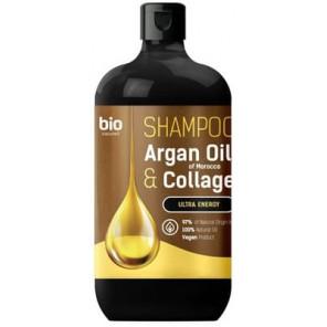 BIO NATURELL Shampoo Ultra Energy, szampon do włosów, Argan Oil & Colagen, 946 ml - zdjęcie produktu