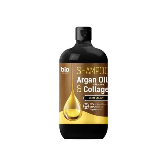 BIO NATURELL Shampoo Ultra Energy, szampon do włosów, Argan Oil & Colagen, 946 ml - zdjęcie produktu