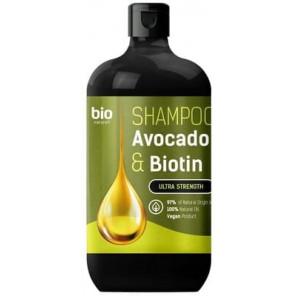 BIO NATURELL Shampoo Ultra Strength, szampon do włosów, Avocado & Biotin, 946 ml - zdjęcie produktu