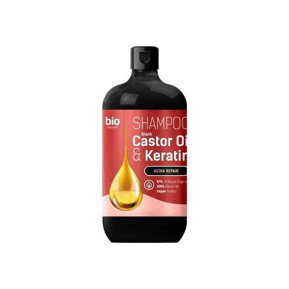 BIO NATURELL Shampoo Ultra Repair, szampon do włosów, Castor Oil & Keratin, 946 ml - zdjęcie produktu