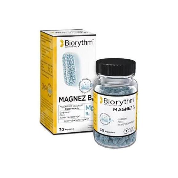Biorythm Magnez B6, kapsułki, 30 szt. - zdjęcie produktu