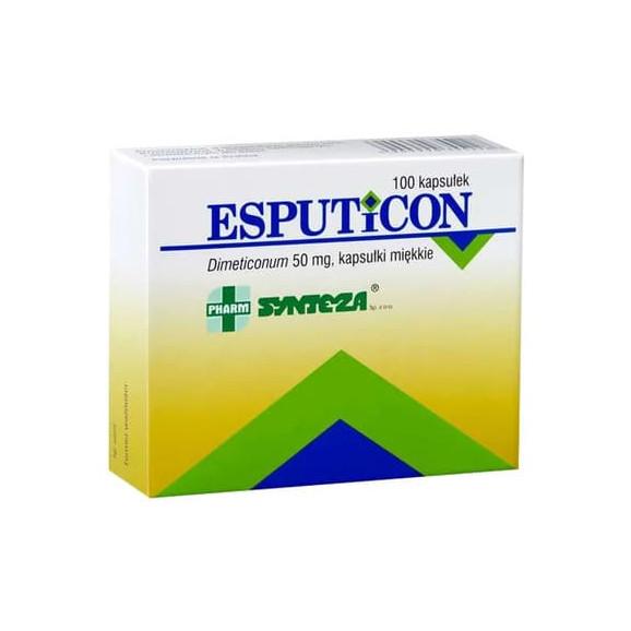 Esputicon 50 mg, kapsułki, 100 szt. - zdjęcie produktu