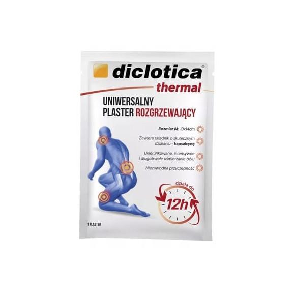 Diclotica Thermal, uniwersalny plaster rozgrzewającym na bóle kręgosłupa, rozmiar M, 1 szt. - zdjęcie produktu