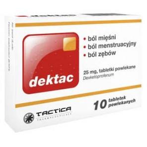 Dektac 25 mg, tabletki, 10 szt. - zdjęcie produktu