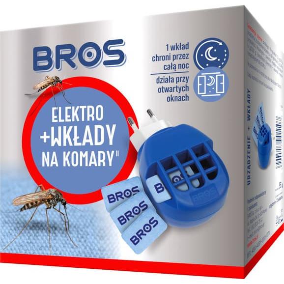 Bros Elektro, na komary, urządzenie + wkłady, 1 szt. - zdjęcie produktu
