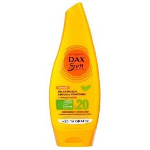 Dax Sun, relaksująca ochronna emulsja do opalania, SPF 20, 175 ml - zdjęcie produktu