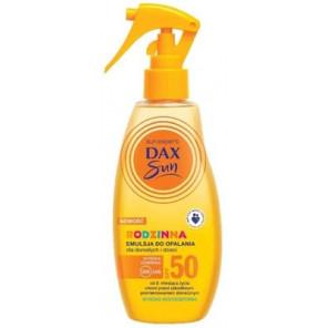 Dax Sun, rodzinna emulsja do opalania dla dorosłych i dzieci w sprayu, SPF 50, 200 ml - zdjęcie produktu