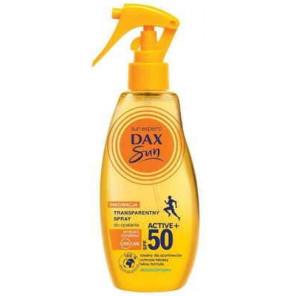 Dax Sun Active+, transparentna mgiełka do opalania w sprayu, SPF 50, 200 ml - zdjęcie produktu