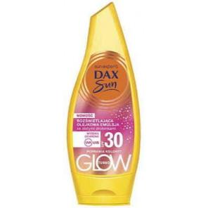 Dax Sun, rozświetlająca olejkowa emulsja do opalania, SPF 30, 175 ml - zdjęcie produktu