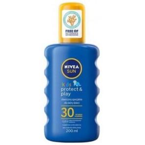 Nivea Sun Kids Protect & Play, nawilżający ochronny spray na słońce dla dzieci SPF 30, 200 ml - zdjęcie produktu