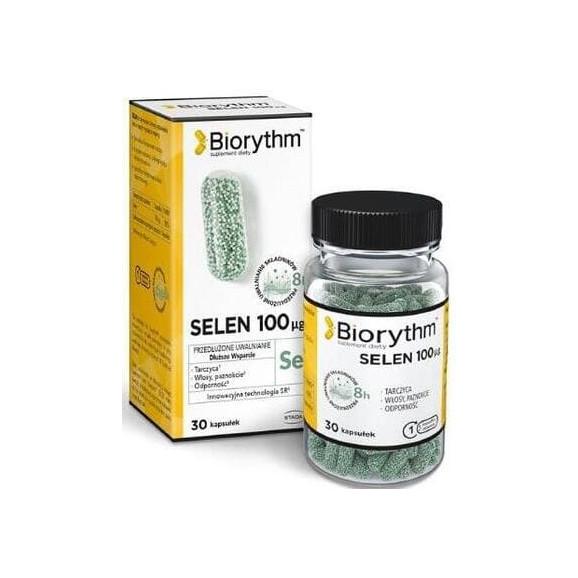 Biorythm Selen 100 ug, kapsułki, 30 szt. - zdjęcie produktu