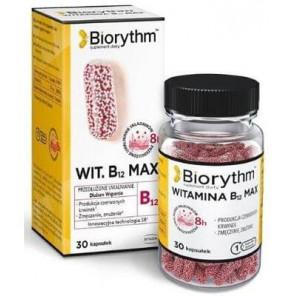 Biorythm Witamina B12 Max, kapsułki, 30 szt. - zdjęcie produktu