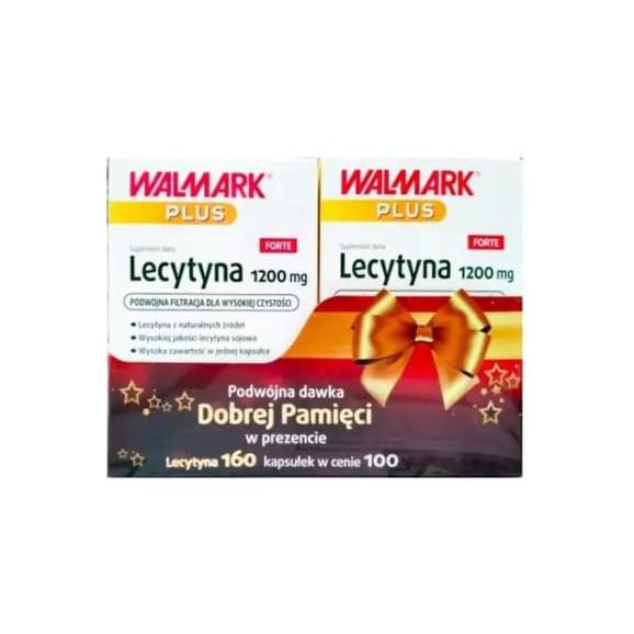 Walmark Lecytyna Forte 1200 mg, kapsułki 2 x 80 szt. - zdjęcie produktu