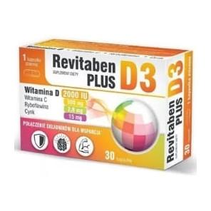 Revitaben D3 Plus, kapsułki, 30 szt. - zdjęcie produktu