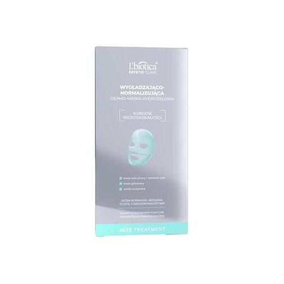 L'BIOTICA Estetic Clinic Acid Treatment, wygładzająco-normalizująca dermo-maska hydrożelowa, 23 ml - zdjęcie produktu