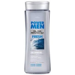 Joanna Power Men Fresh, żel pod prysznic 3w1, 300 ml - zdjęcie produktu