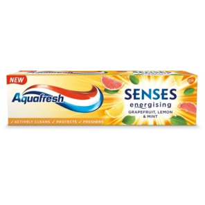 Aquafresh Senses Grapefruit, pasta do zębów, 75 ml - zdjęcie produktu