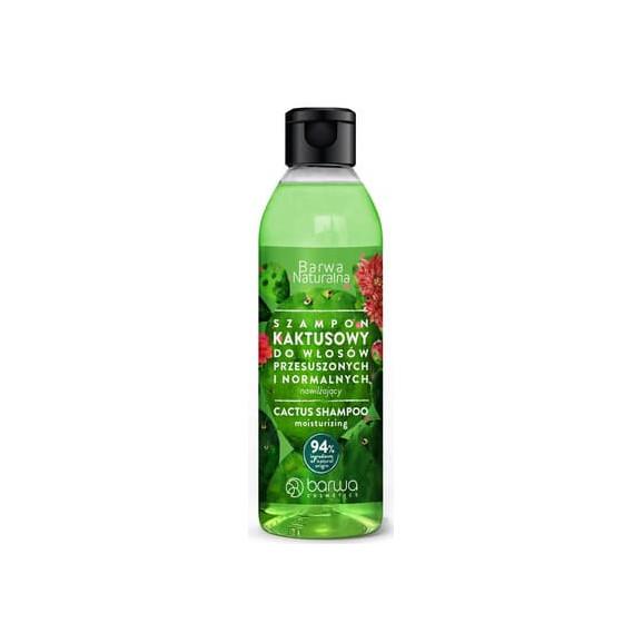 Barwa Naturalna, Kaktusowy szampon nawilżający, 300 ml - zdjęcie produktu