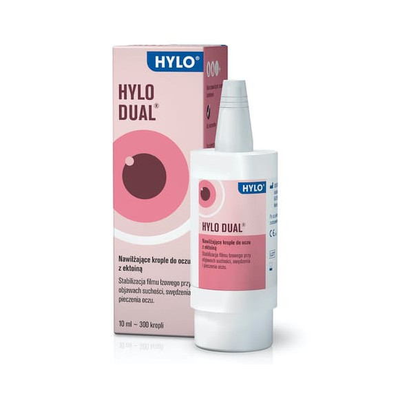 Hylo-Dual, nawilżające krople do oczu z ektoiną, 10 ml - zdjęcie produktu