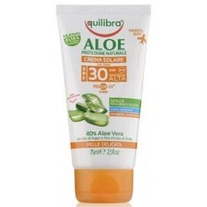 Equilibra Aloe, aloesowy krem przeciwsłoneczny SPF 30, 75 ml - zdjęcie produktu