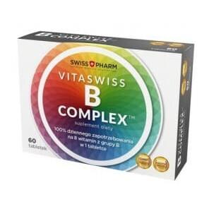 Swiss Pharm Vitaswiss B Complex, tabletki, 60 szt. - zdjęcie produktu