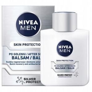 Nivea Men Skin Protection Silver Protect, balsam po goleniu, 100 ml - zdjęcie produktu