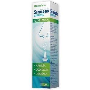Erbafarm Sinuses Express, spray do nosa, 20 ml - zdjęcie produktu