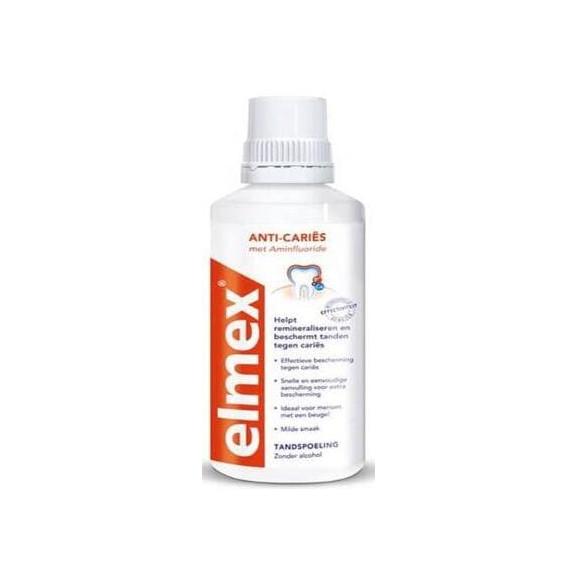 Elmex Anti-Caries, płyn do płukania jamy ustnej, 400 ml - zdjęcie produktu