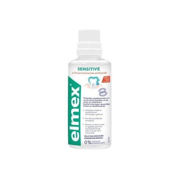Elmex Sensitive, płyn do płukania jamy ustnej, 400 ml - zdjęcie produktu