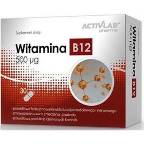 Activlab Pharma Witamina B12 500 mg, kapsułki, 30 szt. - zdjęcie produktu