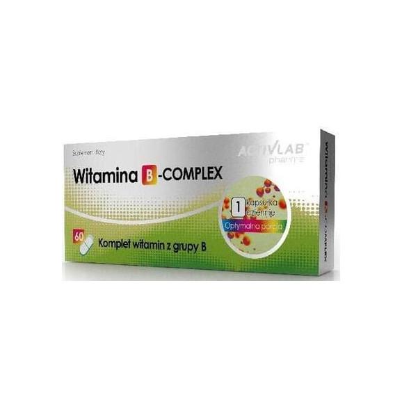 Activlab Pharma Witamina B-COMPLEX, kapsułki, 60 szt. - zdjęcie produktu